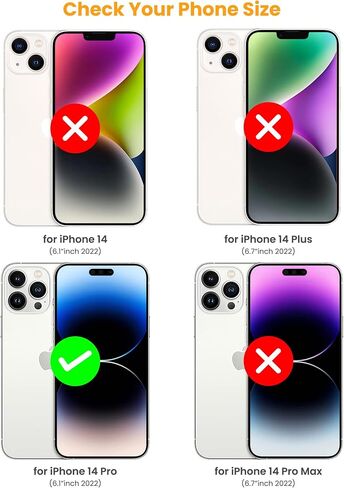 TITACUTE لهاتف iPhone 14 Pro Case 6.1 محفظة 5 حامل لبطاقة الائتمان وفتحة هوية وغطاء قلاب وتصميم جيب خلفي مقاوم للخدش وغطاء صلب من مادة TPU الهجينة الواقية من الصدمات لهاتف iPhone 14 Pro باللون الأزرق الداكن in Kuwait