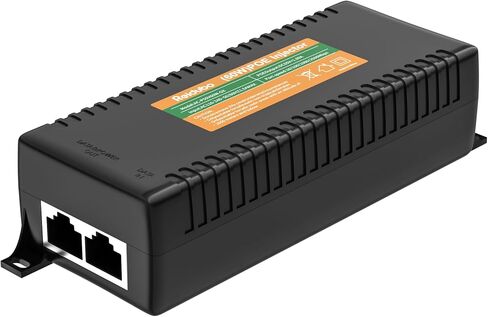 2.5Gb PoE Injector Adapter 60W, IEEE 802.3bt/at/af Compliant, Converts Non-PoE to PoE Network, 100/1000/2500Mbps RJ45, Up to 328 ft, Plug & Play in Saudi Arabia