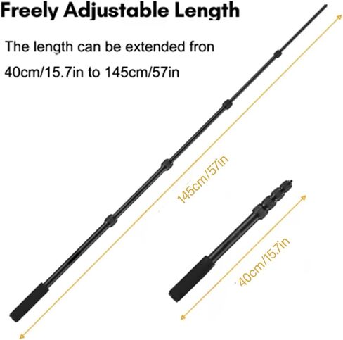 Flexible Length Stabilizers Stick Supporting Multiple Angled for Photography Enthusiasts and Content Creators Portable Stabilizers Extension Rod in Saudi Arabia