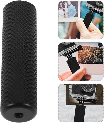 Wakauto Portable Camera Stabilizer Handle Grip and Multiple Threaded Holes with Comfortable Aluminium Alloy Design for Indoor and Outdoor Use in Saudi Arabia