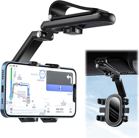 2026 New Sun Visor Phone Holder,1080° Adjustable Car Visor Phone Mount in Saudi Arabia