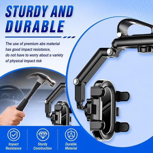 2026 New Sun Visor Phone Holder,1080° Adjustable Car Visor Phone Mount in Saudi Arabia
