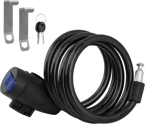 2PCS Cooler Lock Bracket Cooler Tie Down Kit with Security Cable Lock, Stainless Steel Ice Chest Bracket Security Kit 3.6FT Coolers Padlock ﻿ in Saudi Arabia