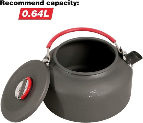 REDCAMP 0.8L Lightweight Tiny Camping Kettle for Outdoor Tea & Coffee Pot in Saudi Arabia