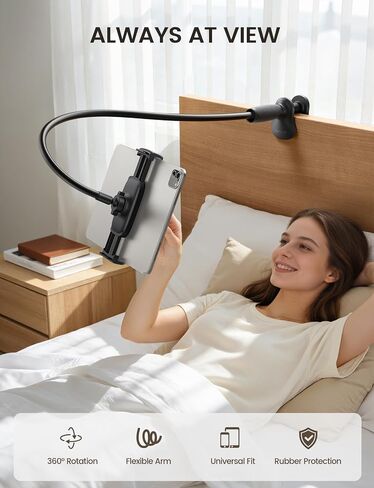 Lamicall Phone Holder for Bed & Gooseneck Tablet Holder in Kuwait