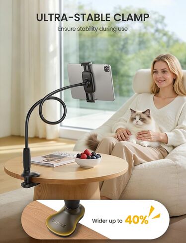Lamicall Phone Holder for Bed & Gooseneck Tablet Holder in Kuwait