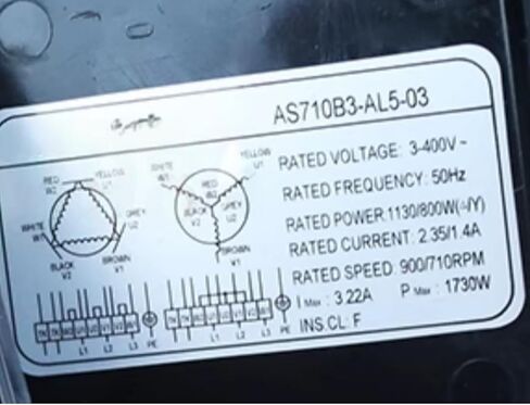 AS710B3-AL5-03 400V 2.35/1.4A 1130/800W 900/710RPM Cooling Fan 710mm in Kuwait
