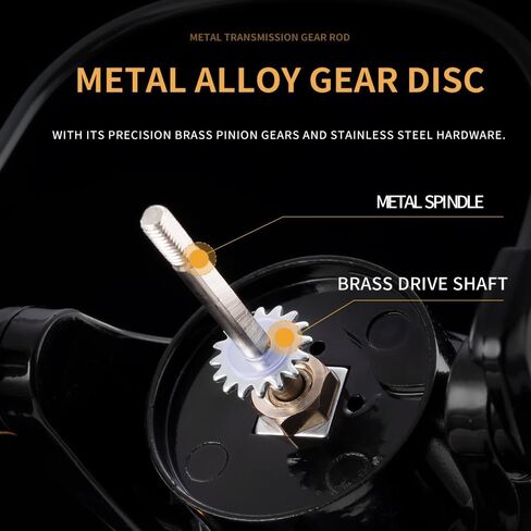 HM Spinning Reel for Saltwater 5.2:1 Gear Ratio Spinning Reel 1000/3000/4000/5000/6000/7000 Lightweight Carrete de Pesca Stainless Steel Ball Bearings Up to 17.6 Lbs Drag Nylon Aluminum in Saudi Arabia