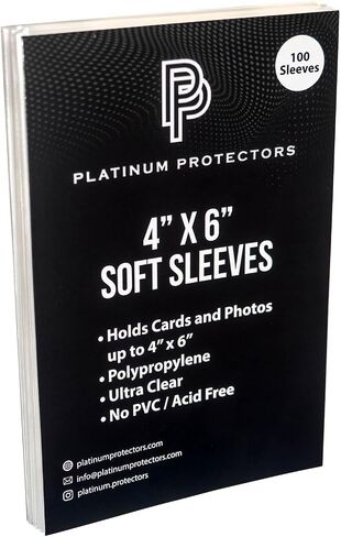 4" x 6" Photo Sleeves for Pictures, Photocards, Postcards - 200pk in Saudi Arabia