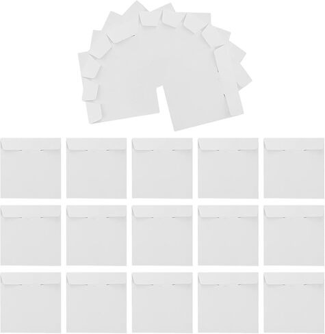 30pcs White Paper CD DVD Sleeves for Disc Protection in Kuwait