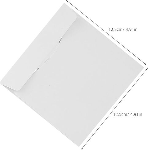 30pcs White Paper CD DVD Sleeves for Disc Protection in Kuwait