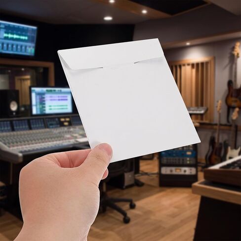 30pcs White Paper CD DVD Sleeves for Disc Protection in Kuwait