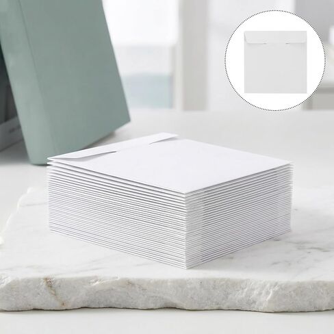 30pcs White Paper CD DVD Sleeves for Disc Protection in Kuwait