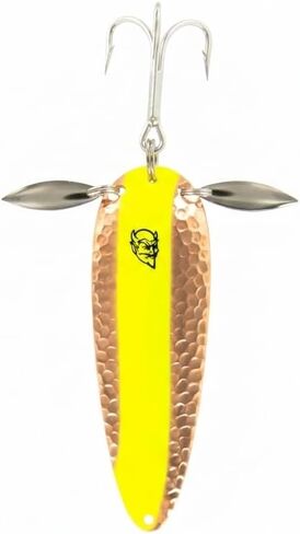 Dardevle Klicker Copper Back 1 oz Fishing Spoon Lure in Saudi Arabia