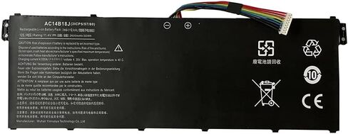 Replacement Battery Compatible with AC14B18J AC14B13J Aspire E3-111 E3-112 E3-112M TravelMate B115-M B115-MP Chromebook 11 CB3-111 in Kuwait
