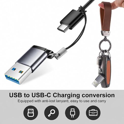 USB A to USB C Adapter,Type A Male to C Female Charger Converter in Kuwait