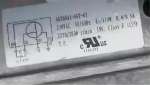 AR200A1-AGT-01 230V 0.4/0.5A 5/114W 2570/2800RPM مروحة تبريد 200 مم in Kuwait
