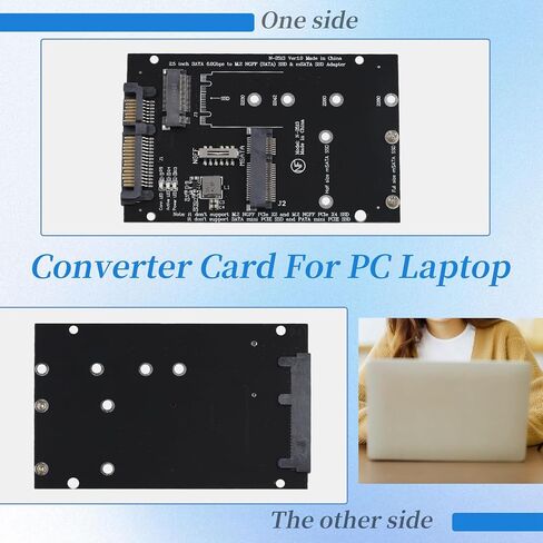 SATA Adapter 2 in 1 Converter for M.2 NGFF/MSATA to 2.5 Inch in Kuwait