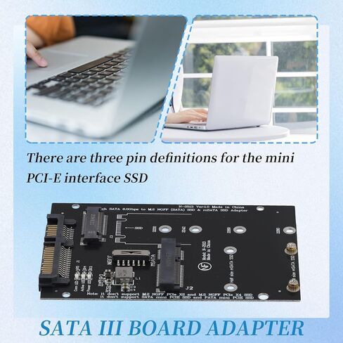 SATA Adapter 2 in 1 Converter for M.2 NGFF/MSATA to 2.5 Inch in Kuwait