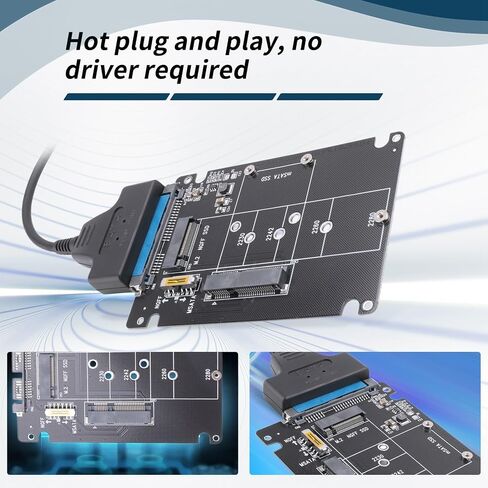 M.2 NGFF MSATA to USB 3.0 Converter 2 in 1 for M.2 SATA and mSATA in Kuwait