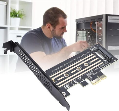 Diyeeni M.2 NVMe to PCIe X4 5.0 Adapter, 32Gbps Speed in Kuwait