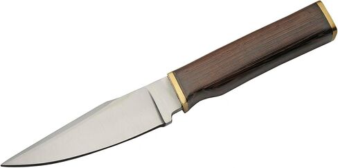 SZCO Full Tang Hunting Knife 8.5 Inch - Fixed Blade Camping Knife with Wenge Wood Handle, Stainless Steel Blade & Sheath for Hunting, Camping & Outdoor uses for Men in Saudi Arabia