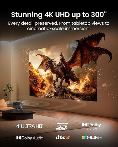 JMGO N3 Ultimate 4K Triple Laser Projector, 5800 ISO Lumens in Saudi Arabia