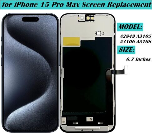 Incell for iPhone 15 Pro Max LCD Screen Replacement in Kuwait