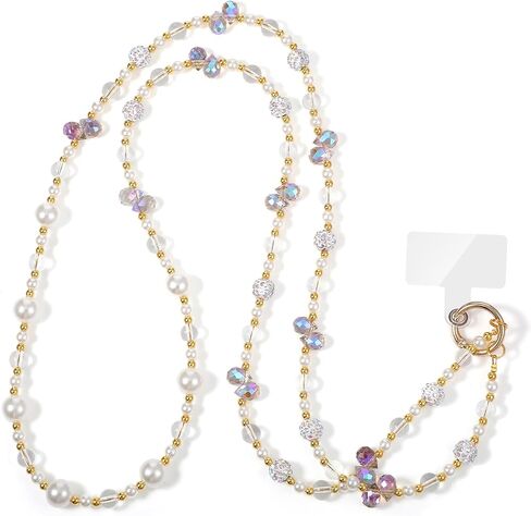 Phone Chain Crossbody, Phone Beaded Lanyard, Phone Jewelry Chain in Saudi Arabia