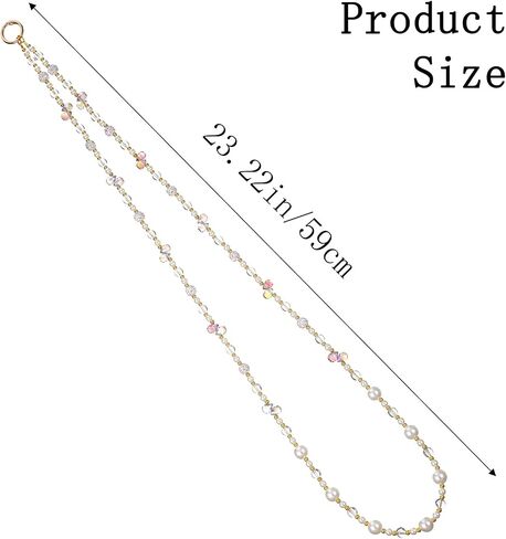 Phone Chain Crossbody, Phone Beaded Lanyard, Phone Jewelry Chain in Saudi Arabia