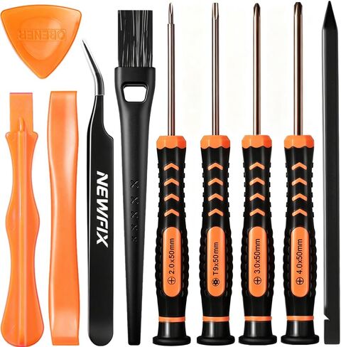 Cleaning & Repair Tool Kit for PS4 PS5 Console & Controller, NEWFIX TR9 Security Torx Driver with PH00 PH0 PH1 Phillips Screwdriver Set for Sony PlayStation 4/5 Disassembly, Dust Removal & Maintenance in Kuwait