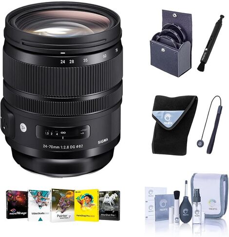 Sigma 24-70mm f/2.8 DG OS HSM Art Lens for Nikon F, w/PC Software Acc Kit in Kuwait