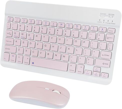 Bluetooth Keyboard and Mouse Combo,Portable Rechargeable Slim Wireless Keyboard and Mice for Computer/Desktop/PC/Laptop/Surface and Windows 10/8/7(Black) in Kuwait