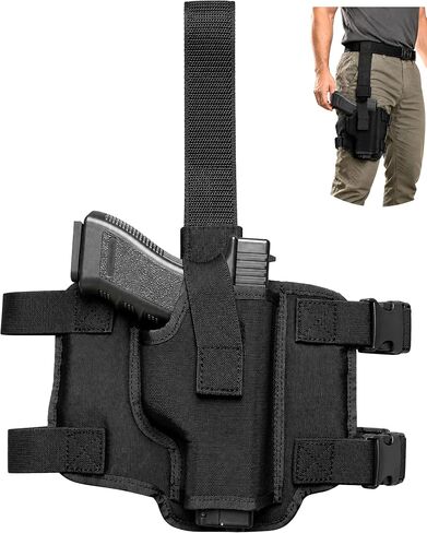 Drop Leg Holster, Molded Nylon Universal Thigh Pistol Holster in Saudi Arabia