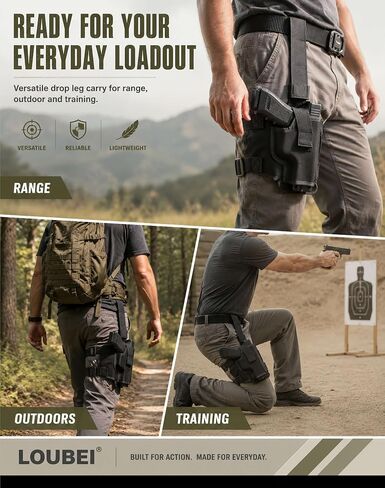 Drop Leg Holster, Molded Nylon Universal Thigh Pistol Holster in Saudi Arabia