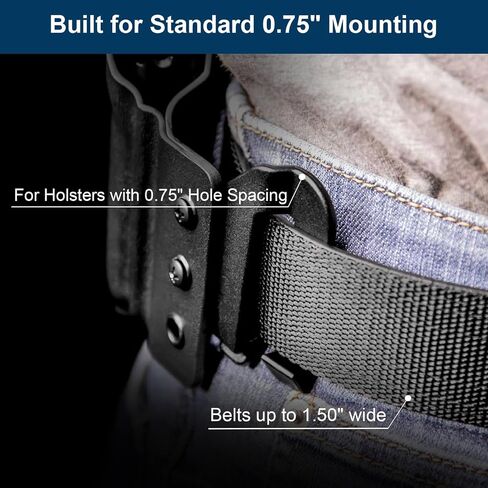 SpeedEase Holster Belt Clips Fits Belts up to 1.50" in Saudi Arabia