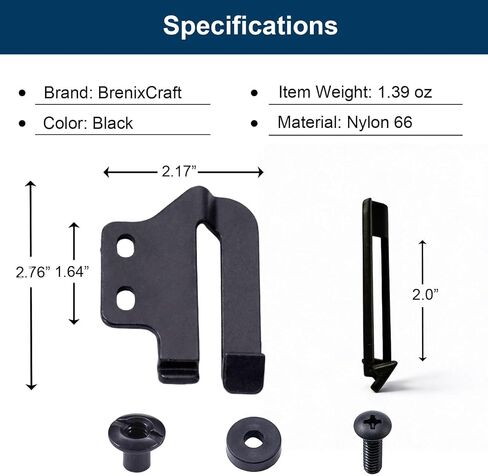 SpeedEase Holster Belt Clips Fits Belts up to 1.50" in Saudi Arabia