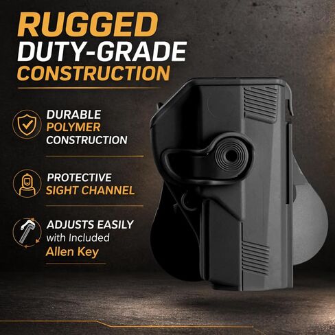 IMI Defense Level 2 Polymer Retention Holster for Beretta PX4 Storm, PX4 Full Size & Compact | Right-Handed Paddle Holster | Adjustable Cant | Compatible with IMI Defense Platforms in Saudi Arabia