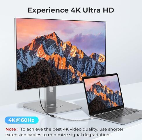 Basesailor USB Type C Extension Adapter 3-Pack with USB Type C Extension Cable 6.6FT for iPhone 16 15 14 13 12 MacBook,iPad 8th 9th 10th Pro Air 4th Mini 6th,S24, Otterbox Case,Samsung Dex Station in Kuwait