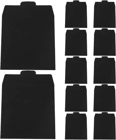 60pcs CD DVD Storage Bag Black Large Capacity Paper Sleeves Organizer Pouch in Saudi Arabia