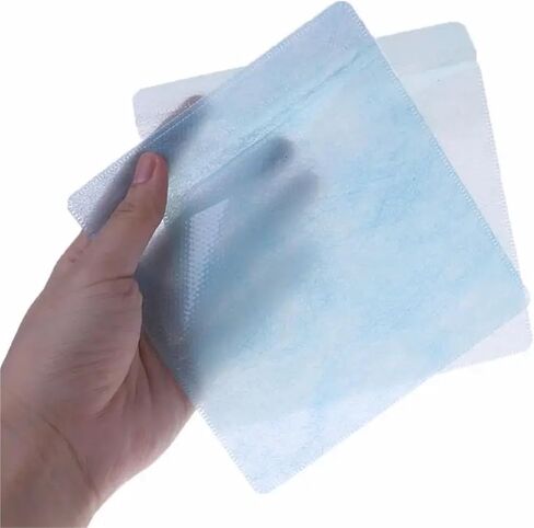 300Pcs PP CD Sleeve Storage Cases for DVD Discs, Double Sided Cover Holder in Saudi Arabia