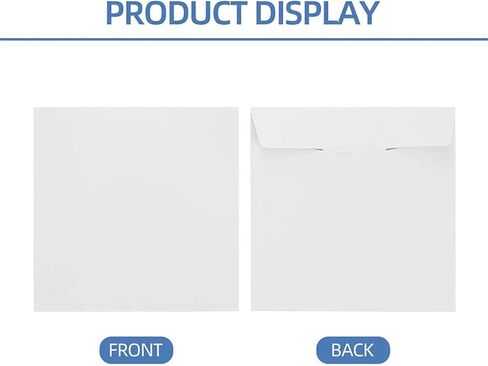 50 Pack White Paper CD Sleeves for Disc Storage, Mailing & Organization in Saudi Arabia