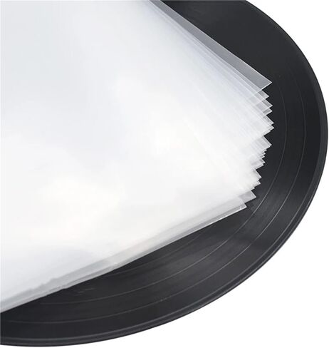 50 Pcs 12 Inch Plastic Bags for Blu-ray DVD Disc Covers Protective Sleeves Storage Case in Saudi Arabia