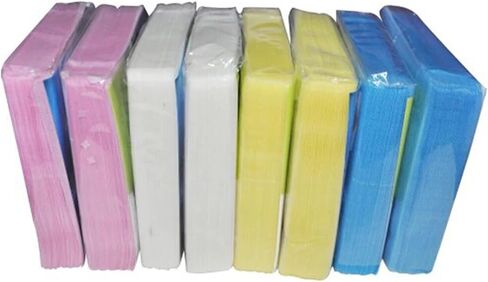600pcs CD DVD Sleeves Double Side Holder Storage Case Bag Random Color in Saudi Arabia