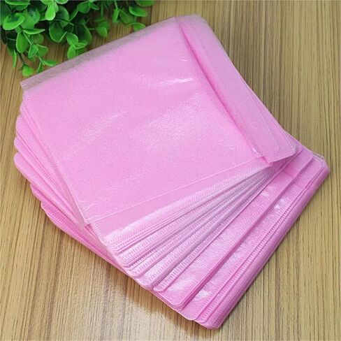 600pcs CD DVD Sleeves Double Side Holder Storage Case Bag Random Color in Saudi Arabia