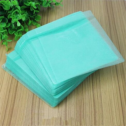 600pcs CD DVD Sleeves Double Side Holder Storage Case Bag Random Color in Saudi Arabia