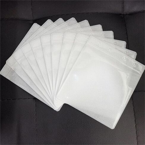 80PCS PP CD Sleeves 120x140mm White DVD Bags for Storage in Saudi Arabia