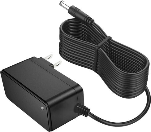10ft 12V 1A Power Supply Cord 12W Wall Adapter AC/DC Converter with 5.5x2.5mm/2.1mm DC Output Plug 12 Volts 1000mA Replacement Power Adapter Transformer Cable [10 feet] in Saudi Arabia