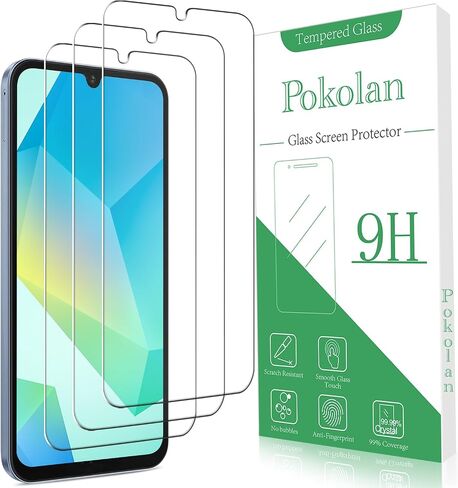Pokolan Designed for Samsung Galaxy A16 5G Tempered Glass Screen Protector in Kuwait