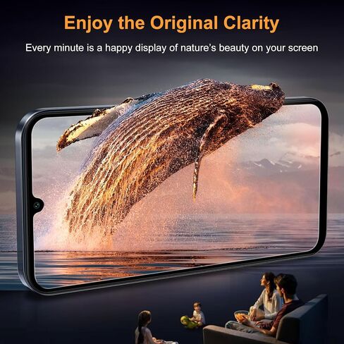 LYWHL 3 Pack for Samsung Galaxy A25 5G Screen Protector, Tempered Glass HD Clear 9H Hardness Protector Film for Galaxy A25 5G, Anti Scratch Bubble Free Easy Install Case Friendly in Kuwait